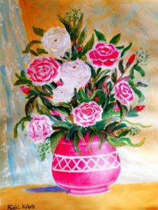 Voir le détail de cette oeuvre: vase rose
